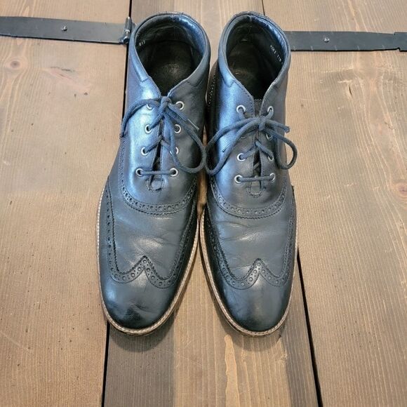 Cole Haan Other - Cole Haan Men’s Liam Chukka II Black Leather Boots